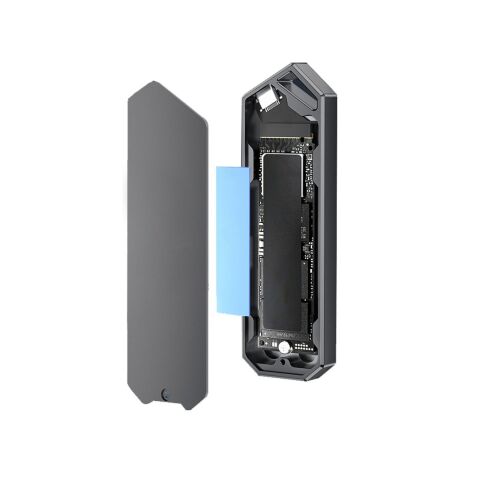 Карман внешний Dynamode M.2 SSD NVMe/SATA combo to USB3.2 GEN2 USB-C (DM-CAD-SSD14) - Нулевой остаток (Feed)  - Нулевой остаток (Feed) 