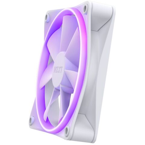 Кулер для корпуса NZXT F120RGB Single (White) (RF-R12SF-W1) - Нулевой остаток (Feed)  - Нулевой остаток (Feed) 