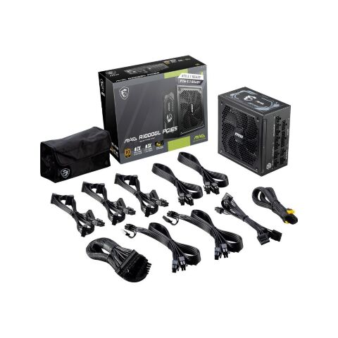 Блок питания MSI 1000W (MAG A1000GL PCIE5) - Нулевой остаток (Feed) - Нулевой остаток (Feed)