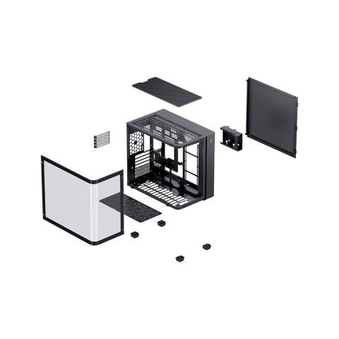 Корпус JONSBO TK-3 Black - Нулевой остаток (Feed) - Нулевой остаток (Feed)