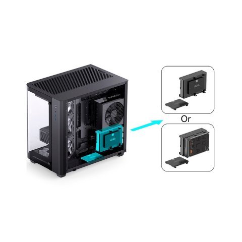 Корпус JONSBO TK-3 Black - Нулевой остаток (Feed) - Нулевой остаток (Feed)