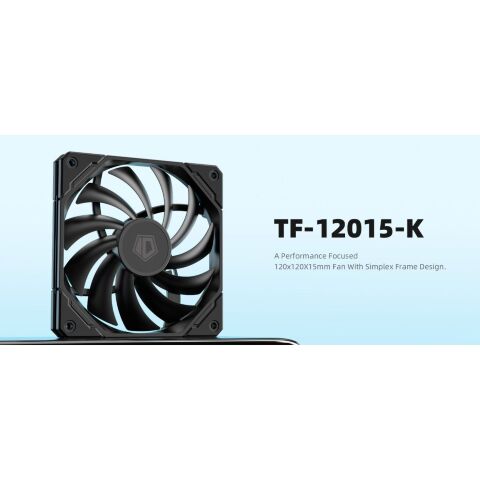 Кулер для корпуса ID-Cooling TF-12015-K - Нулевой остаток (Feed) - Нулевой остаток (Feed)