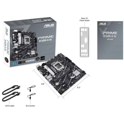Материнская плата ASUS PRIME B760M-K D4 - Нулевой остаток (Feed) - Нулевой остаток (Feed)