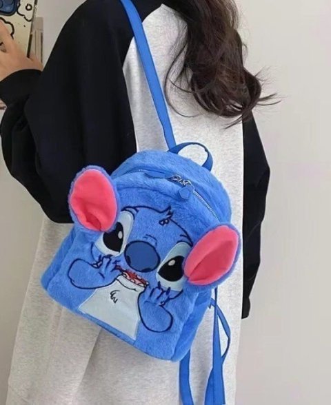 Рюкзак сумка Стич плюш Stitch Plush Backpack 25 * 22 см - -