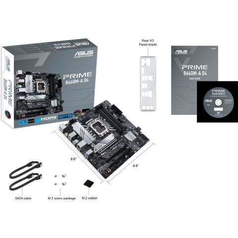 Материнская плата ASUS PRIME B660M-A D4-CSM - Нулевой остаток (Feed)  - Нулевой остаток (Feed) 