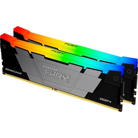 Модуль памяти для компьютера DDR4 16GB (2x8GB) 4600 MHz Renegade RGB Kingston Fury (ex.HyperX) (KF446C19RB2AK2/16) - Нулевой остаток (Feed) - Нулевой остаток (Feed)