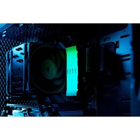 Модуль памяти для компьютера DDR4 16GB (2x8GB) 4600 MHz Renegade RGB Kingston Fury (ex.HyperX) (KF446C19RB2AK2/16) - Нулевой остаток (Feed) - Нулевой остаток (Feed)