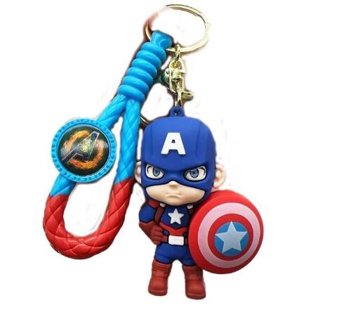 Брелок підвіска на рюкзак Marvel Captain America Капітан Америка 3D Keychain Backpack -   -  