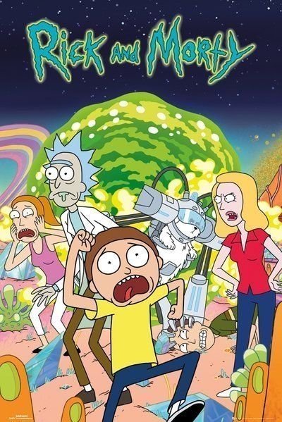 Постер Рик и Морти Rick and Morty Maxi Poster Group плакат 90*60 см - -