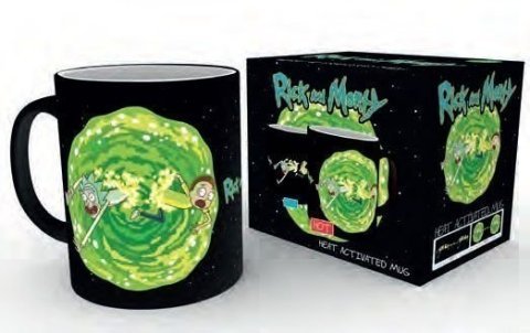 Кружка хамелеон теплочувствительная Rick and Morty Heat Change Mug 320 мл Portal - -