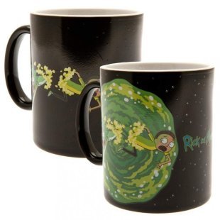 Кружка хамелеон теплочувствительная Rick and Morty Heat Change Mug 320 мл Portal