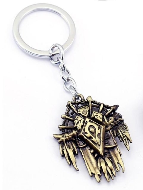 Брелок World of Warcraft  Horde Metal Bronze -   -  