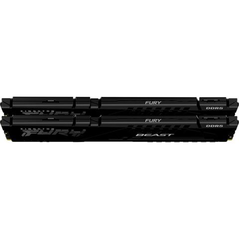 Модуль памяти для компьютера DDR5 32GB (2x16GB) 6000 MHz Beast Black EXPO Kingston Fury (ex.HyperX) (KF560C30BBEK2-32) - Нулевой остаток (Feed)  - Нулевой остаток (Feed) 