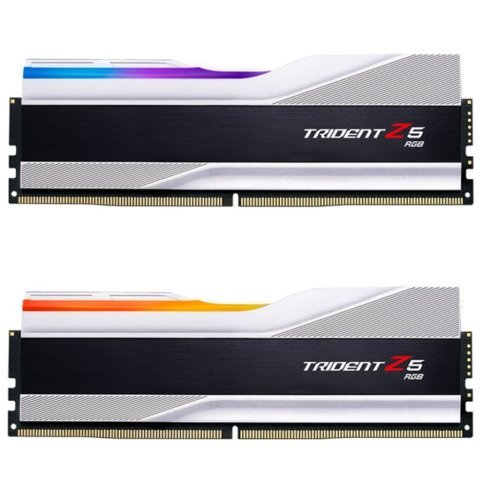 Модуль памяти для компьютера DDR5 32GB (2x16GB) 7200 MHz Trident Z5 RGB Matte White G.Skill (F5-7200J3445G16GX2-TZ5RW) - Нулевой остаток (Feed)  - Нулевой остаток (Feed) 