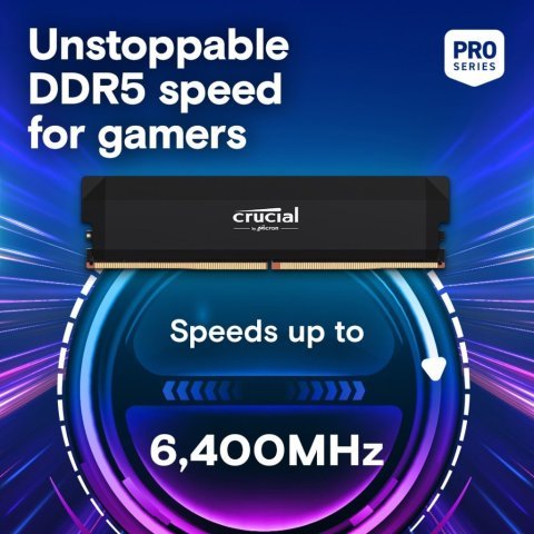 Модуль памяти для компьютера DDR5 64GB (2x32GB) 6400 MHz Micron (CP2K32G64C40U5B) - Нулевой остаток (Feed) - Нулевой остаток (Feed)