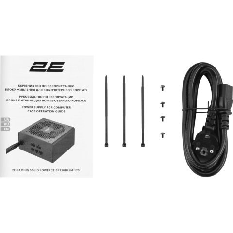 Блок питания 2E 750W (2E-SP750BRSM-120) - Нулевой остаток (Feed) - Нулевой остаток (Feed)