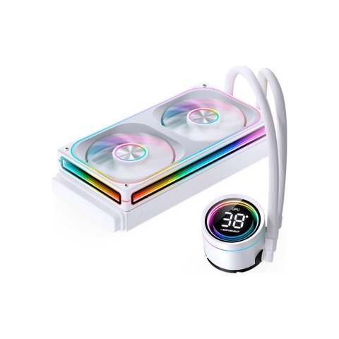 Система жидкостного охлаждения JONSBO TH-240 White - Нулевой остаток (Feed) - Нулевой остаток (Feed)