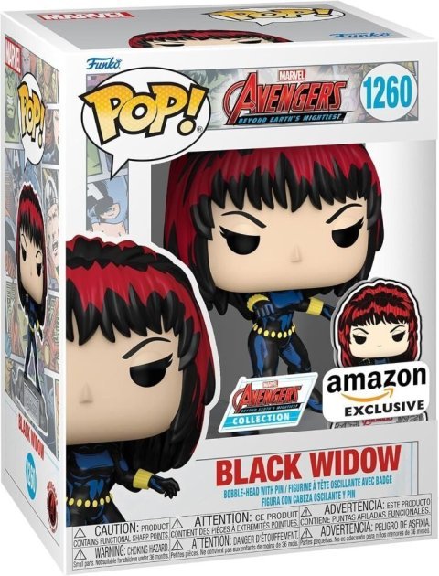 Фигурка Funko Marvel Black Widow фанко Чёрная вдова (Amazon Exclusive) 1260 - -