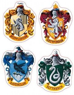 Наклейки ABYstyle Harry Potter Hogwarts Houses (Гаррі Поттер) Хогвартс
