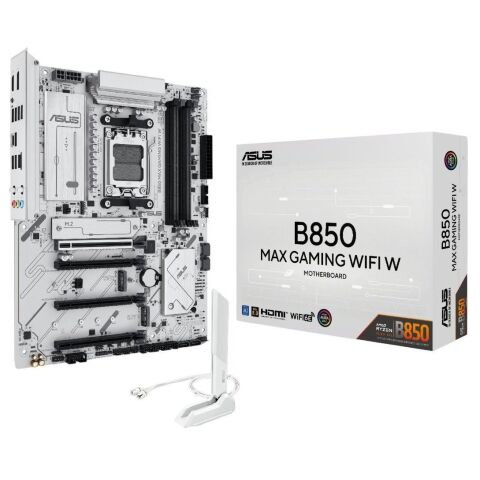 Материнская плата ASUS B850 MAX GAMING WIFI W - Нулевой остаток (Feed)  - Нулевой остаток (Feed) 