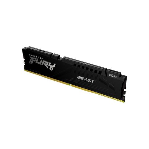 Модуль памяти для компьютера DDR5 16GB 5200 MHz Beast Black Kingston Fury (ex.HyperX) (KF552C40BB-16) - Нулевой остаток (Feed)  - Нулевой остаток (Feed) 