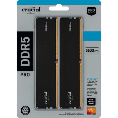Модуль памяти для компьютера DDR5 64GB (2x32GB) 5600 MHz Pro Micron (CP2K32G56C46U5) - Модули памяти для компьютера  - Модули памяти для компьютера 