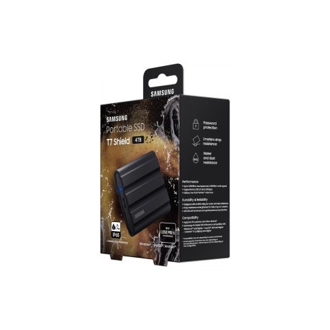 Накопитель SSD USB 3.2 2TB T7 Shield Samsung (MU-PE2T0S/EU) - Нулевой остаток (Feed) - Нулевой остаток (Feed)