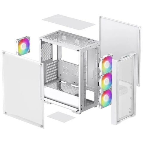 Корпус для ПК Deepcool CC560 Mesh V2 White (R-CC560-WHAMA4-G-2) - Нулевой остаток (Feed) - Нулевой остаток (Feed)