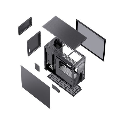 Корпус для ПК JONSBO D41 MESH Black - Корпуса - Корпуса