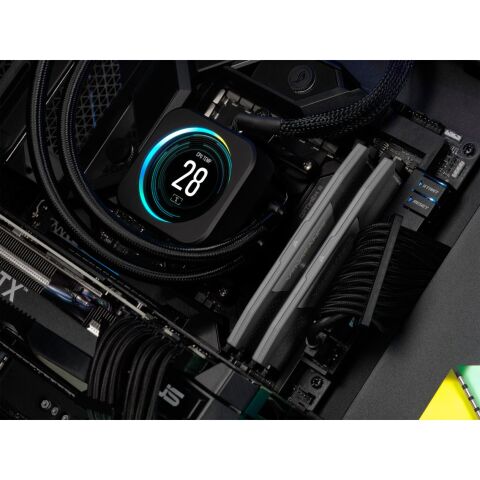 Модуль памяти для компьютера DDR5 32GB (2x16GB) 5600 MHz Vengeance Cool Gray Corsair (CMK32GX5M2B5600Z36) - Нулевой остаток (Feed) - Нулевой остаток (Feed)