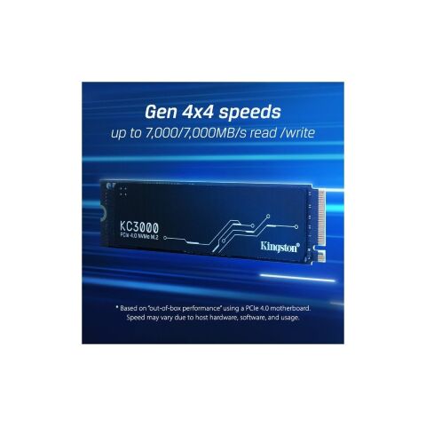Накопитель SSD M.2 2280 4TB Kingston (SKC3000D/4096G) - Нулевой остаток (Feed)  - Нулевой остаток (Feed) 
