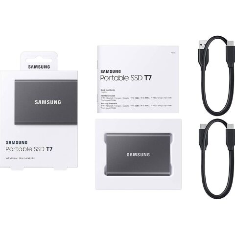 Накопитель SSD USB 3.2 4TB T7 Samsung (MU-PC4T0T/WW) - Нулевой остаток (Feed) - Нулевой остаток (Feed)