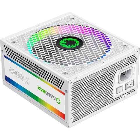 Блок питания Gamemax 750W (RGB 750 PRO WH (ATX3.0/3.1 PCI) - Нулевой остаток (Feed) - Нулевой остаток (Feed)