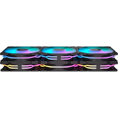 Кулер для корпуса ASUS TUF GAMING TR120 FAN ARGB BLACK 3IN1 (90DA0090-B09020) - Нулевой остаток (Feed) - Нулевой остаток (Feed)