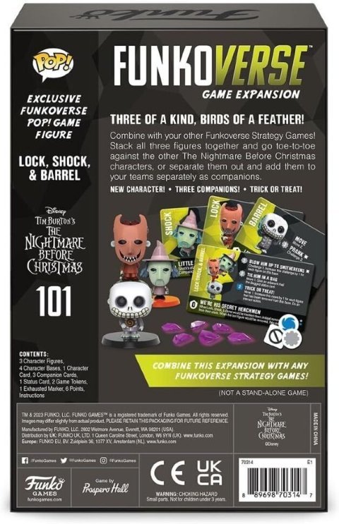 Настольная игра Funko Games Funkoverse: The Nightmare Before Christmas фанко Кошмар перед Рождеством 101 - -