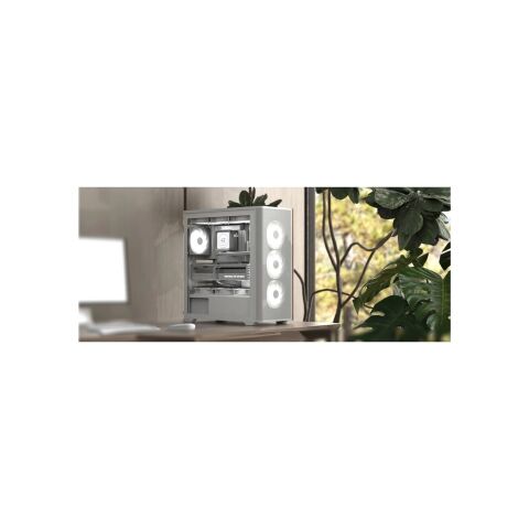 Корпус AeroCool D501A-G-WT-v2 White (ACCM-DS01043.21) - Корпуса - Корпуса