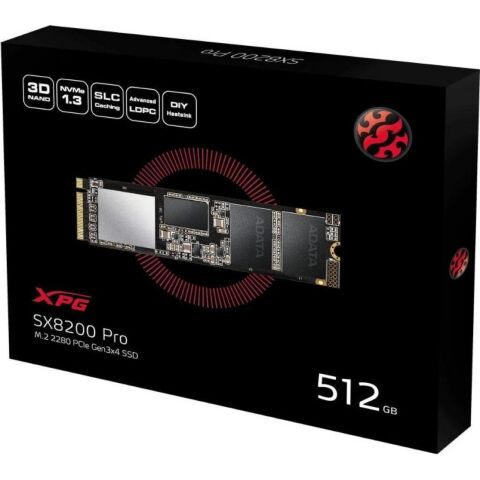 Накопитель SSD M.2 2280 512GB ADATA (ASX8200PNP-512GT-C) - Внутренние SSD - Внутренние SSD