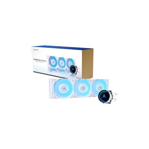 Система жидкостного охлаждения Chieftec Iceberg 360 ARGB WHITE (CLC-360-RGB-W) - Системы водного охлаждения  - Системы водного охлаждения 