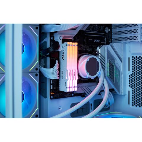 Модуль памяти для компьютера DDR5 32GB 6000 MHz Beast AM5 RGB White Kingston Fury (ex.HyperX) (KF560C36BWEA-32) - Нулевой остаток (Feed)  - Нулевой остаток (Feed) 