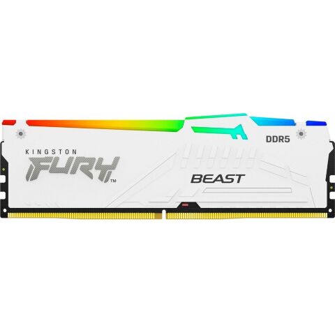 Модуль памяти для компьютера DDR5 32GB 6000 MHz Beast White RGB EXPO Kingston Fury (ex.HyperX) (KF560C30BWEA-32) - Модули памяти для компьютера  - Модули памяти для компьютера 