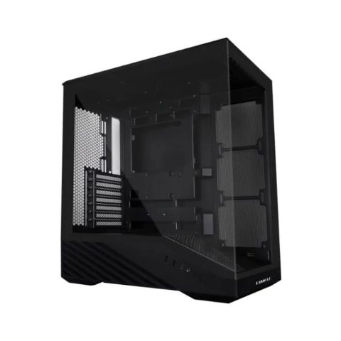 Корпус для ПК Lian Li V100R case with pre-installed four 120mm RGB PWM fan, Black (G99.V100RX.01) - Нулевой остаток (Feed)  - Нулевой остаток (Feed) 