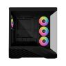 Корпус для ПК Lian Li V100R case with pre-installed four 120mm RGB PWM fan, Black (G99.V100RX.01)