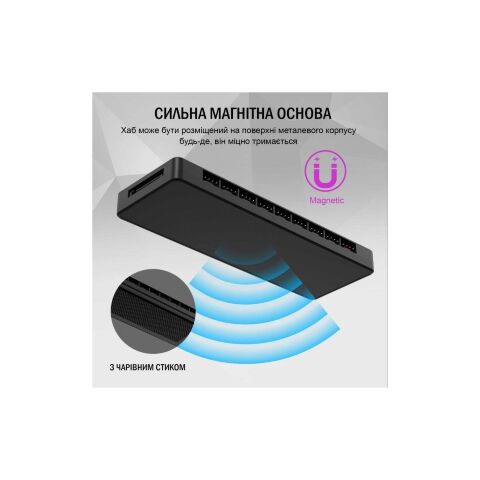 Модуль управления подсветкой Zezzio 1 to 9 ARGB PWM HUB - Нулевой остаток (Feed) - Нулевой остаток (Feed)