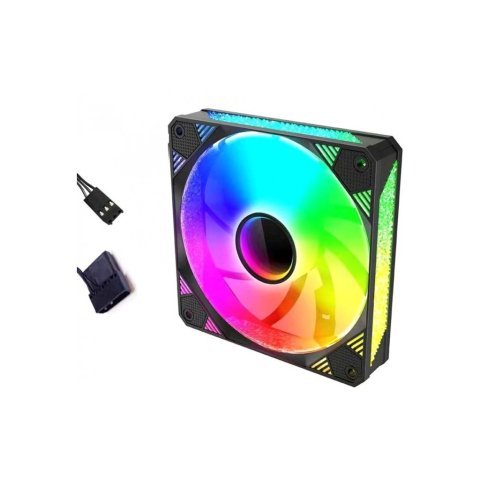 Кулер для корпуса Zezzio ZF-B120 COLORFUL - Нулевой остаток (Feed) - Нулевой остаток (Feed)