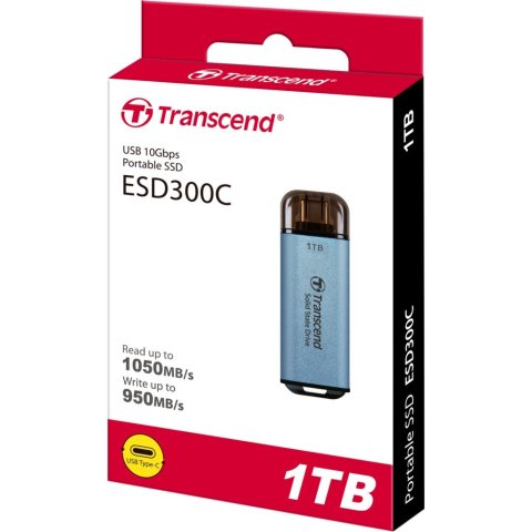 Накопитель SSD USB Type-C 1TB ESD300 Transcend (TS1TESD300C) - Нулевой остаток (Feed) - Нулевой остаток (Feed)