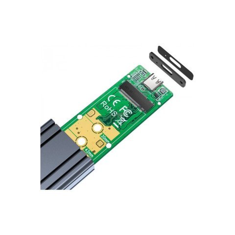 Карман внешний Maiwo M.2 SSD NVMe (PCIe) — USB 3.1 Type-C (K1686P space grey) - Аксессуары к HDD - Аксессуары к HDD