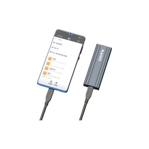 Карман внешний Maiwo M.2 SSD NVMe (PCIe) — USB 3.1 Type-C (K1686P space grey) - Аксессуары к HDD - Аксессуары к HDD