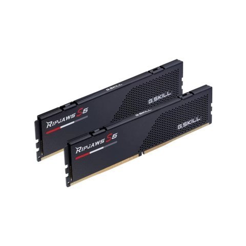 Модуль памяти для компьютера DDR5 48GB (2x24GB) 5600 MHz Ripjaws S5 Black G.Skill (F5-5600J4040D24GX2-RS5K) - Нулевой остаток (Feed) - Нулевой остаток (Feed)