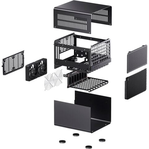 Корпус для ПК JONSBO N3 Black - Нулевой остаток (Feed) - Нулевой остаток (Feed)