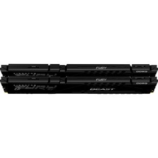 Модуль памяти для компьютера DDR5 32GB (2x16GB) 6400 MHz Beast Black EXPO Kingston Fury (ex.HyperX) (KF564C32BBEK2-32)